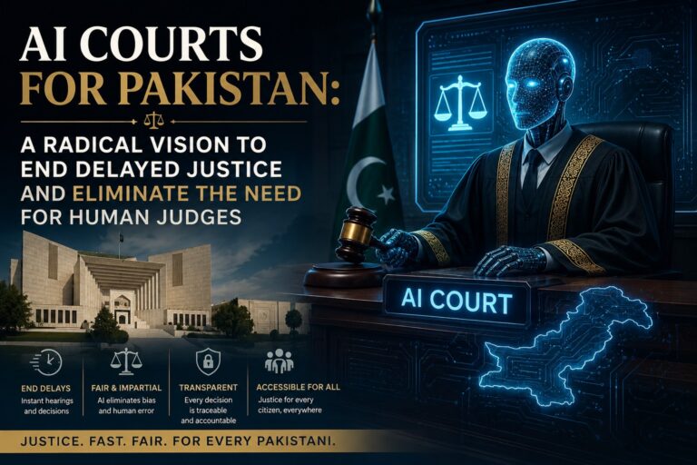 AI Courts for Pakistan: A Radical Vision to End Delayed Justice and Eliminate the Need for Human Judges